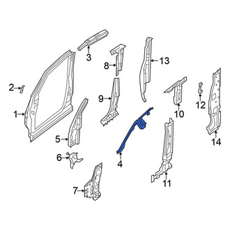 Nissan OE - Left Upper Inner Body A-Pillar