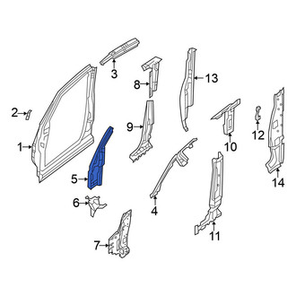 Nissan OE - Left Upper Body A-Pillar Reinforcement
