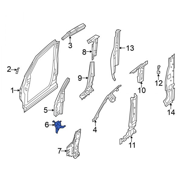 Body A-Pillar Reinforcement