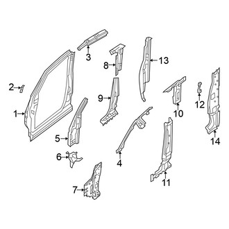 Nissan OE - Pillars, Rocker & Floor - Aperture Panel