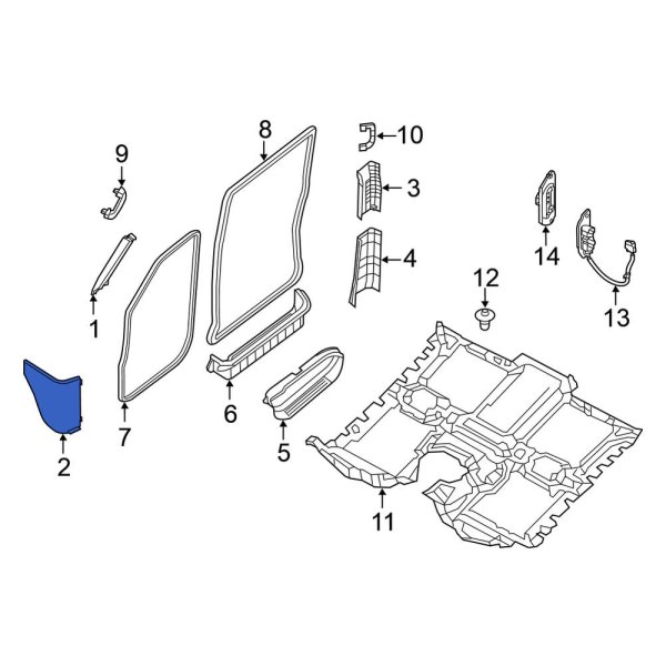 Kick Panel Trim