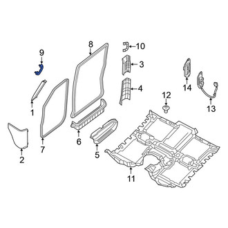Nissan OE - Front Left Interior Grab Bar