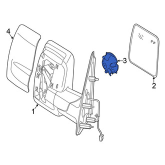 Nissan OE - Front Left Door Mirror Drive Motor