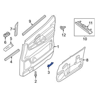 Nissan OE - Door Interior Trim Panel Cap