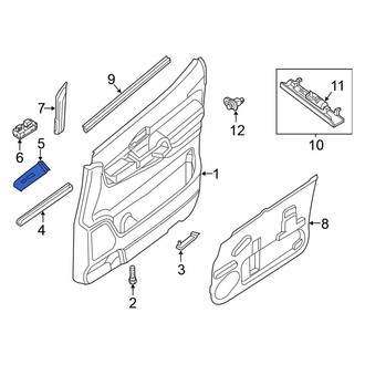 Nissan OE - Front Left Door Window Switch Bezel