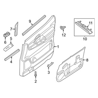 Nissan OE - Front Door - Interior Trim