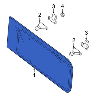 Nissan OE - Sliding Door Glass