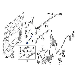 Nissan OE - Lower Sliding Door Latch