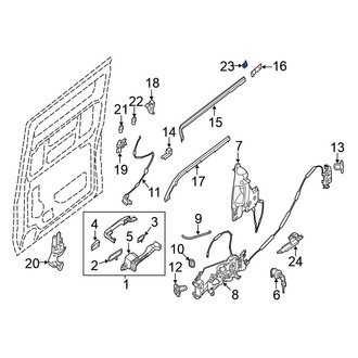 Nissan OE - Sliding Door Stop Bumper
