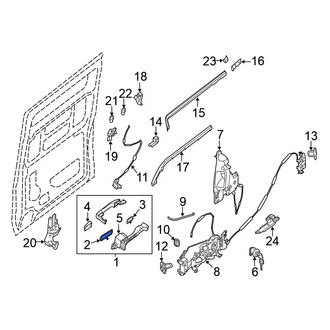 Nissan OE - Rear Right Exterior Door Handle Gasket