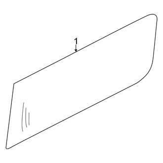 Nissan OE - Side Panel - Glass (Passenger Side)