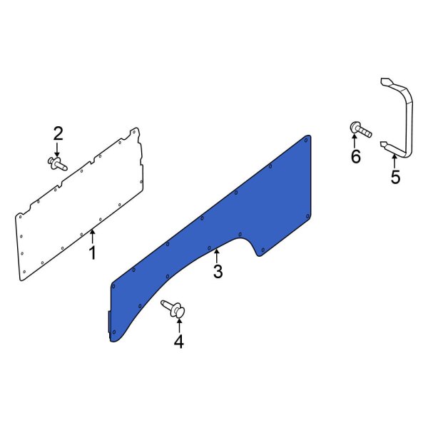 Interior Quarter Panel Trim Panel