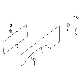 Nissan OE - Side Panel - Interior Trim (Passenger Side), (Standard Cargo Van)