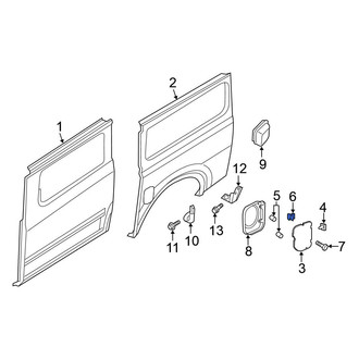 Nissan OE - Rear Left Fuel Door Spring