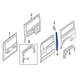Nissan OE - Rear Left Lower Quarter Panel Reinforcement