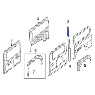Nissan OE - Rear Left Upper Quarter Panel Reinforcement