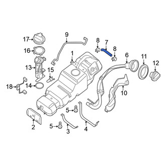 Nissan OE - Fuel Filler Hose