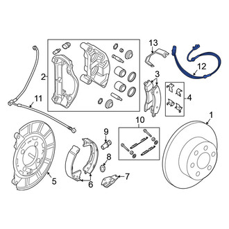 Nissan OE - Rear Right ABS Wheel Speed Sensor