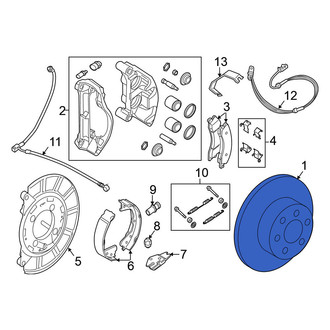 Nissan OE - Rear Disc Brake Rotor
