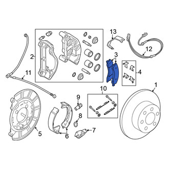 Nissan OE - Rear Disc Brake Pad Set