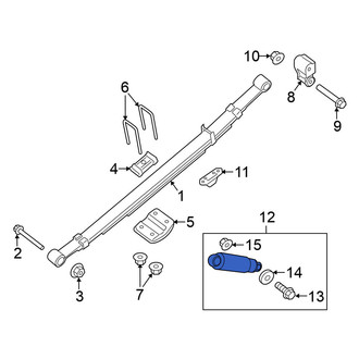 Nissan OE - Rear Suspension Shock Absorber