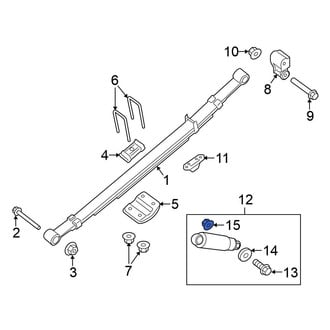 Nissan OE - Suspension Shock Absorber Nut