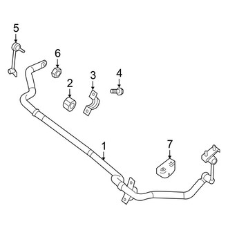 Nissan OE - Rear Suspension - Stabilizer Bar & Components
