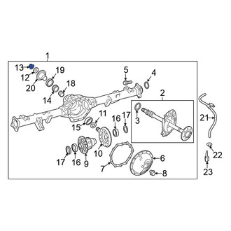 Nissan OE - Drive Shaft Pinion Yoke Nut