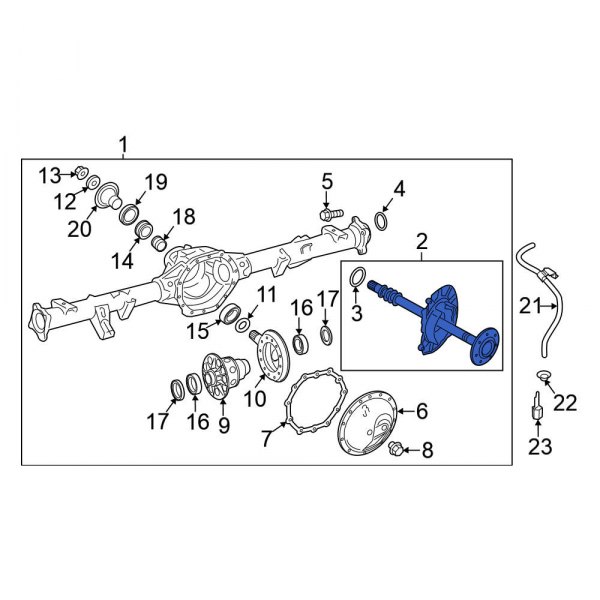 Nissan OE 381621PA0A Rear Right Drive Axle Shaft