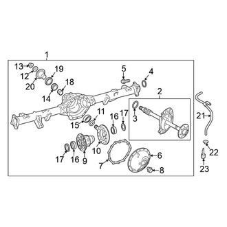 Nissan OE - Rear Suspension - Axle Housing