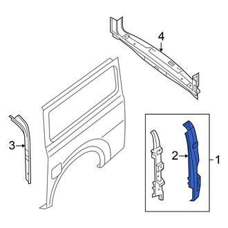 Nissan OE - Rear Left Outer Body D-Pillar