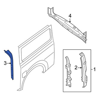 Nissan OE - Rear Left Inner Body D-Pillar