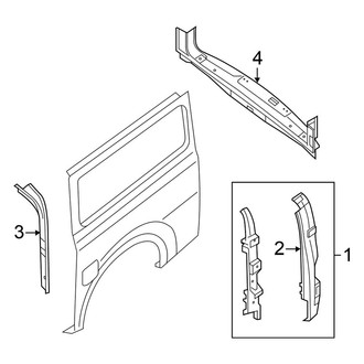 Nissan OE - Rear Body & Floor - Rear Body (Standard Roof)