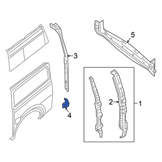 Nissan OE - Rear Left Lower Inner Body D-Pillar