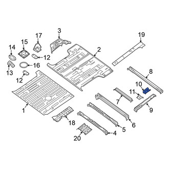 Nissan OE - Floor Side Rail Reinforcement