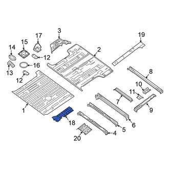 Nissan OE - Floor Pan Reinforcement