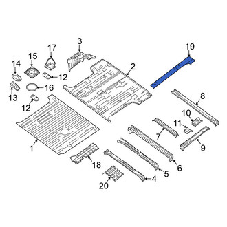 Nissan OE - Floor Pan Reinforcement