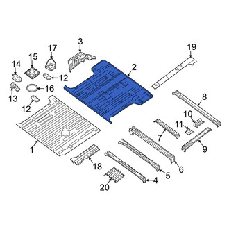 Nissan OE - Rear Floor Pan