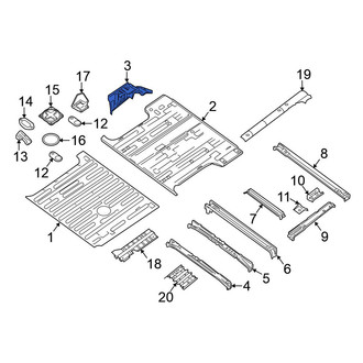 Nissan OE - Rear Left Floor Extension
