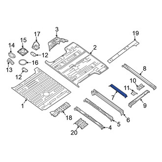 Nissan OE - Rear Rearward Floor Pan Crossmember