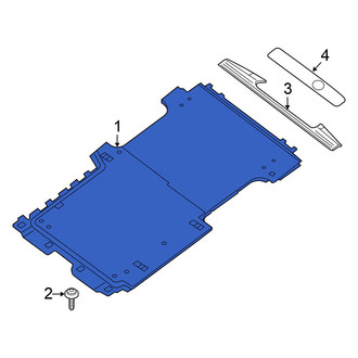 Nissan OE - Rear Floor Carpet