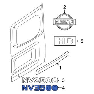 Nissan OE - Rear Door Emblem