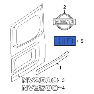 Nissan OE - Rear Door Emblem
