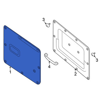 Nissan OE - Rear Right Inner Door Interior Trim Panel