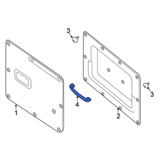 Nissan OE - Rear Right Inner Interior Door Pull Handle