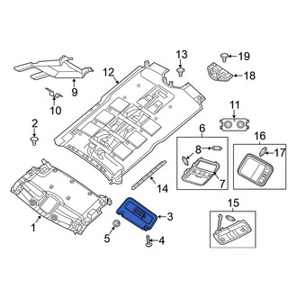 Nissan OE - Left Sun Visor