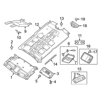 Nissan OE - Roof - Interior Trim (Standard Roof), (Standard Passenger Van)