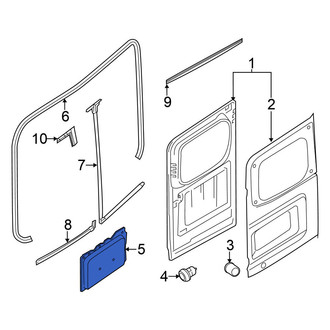 Nissan OE - Rear Left Door Water Deflector
