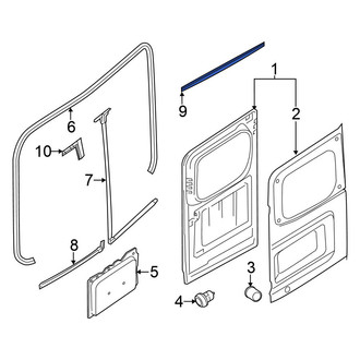Nissan OE - Door Window Belt Weatherstrip
