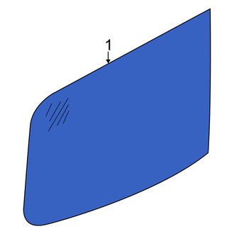 Nissan OE - Rear Right Door Glass